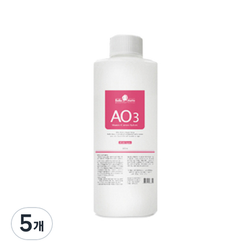 아쿠아필 AO3 솔루션 리필팩, 5개, 400ml