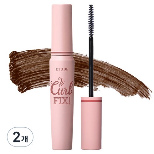 에뛰드 NEW 컬픽스 마스카라 7.5g, 브라운, 2개