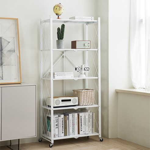 공간을 디자인하는 마법, 코멧 원터치 접이식 다용도 이동식 선반 접이식선반