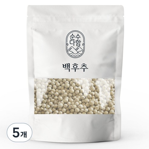 순수다함 백후추 리필용, 300g, 5개