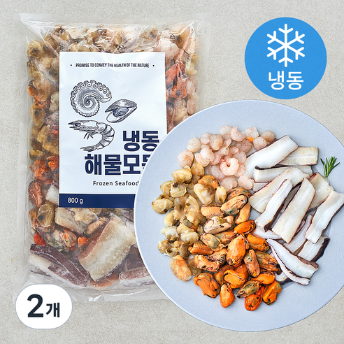 바이오션 해물모둠 4종 (냉동), 800g, 2개