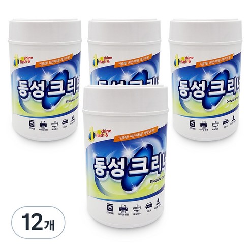 동성크리너 티슈형 세정제 150p, 12개