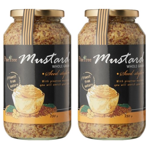 파인트리 홀그레인 머스터드 소스, 850g, 2개