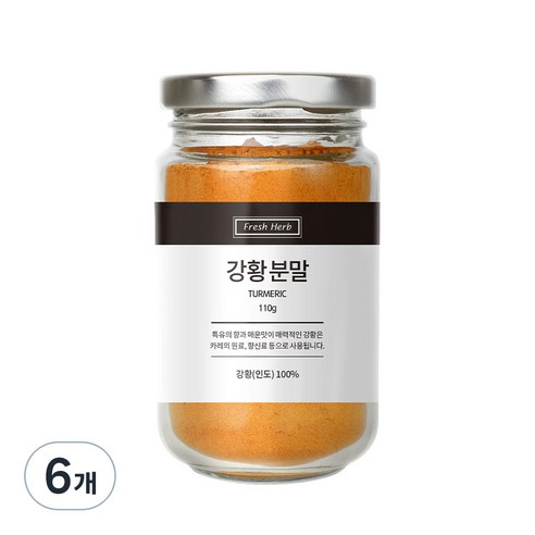 신선약초 강황가루, 110g, 6개