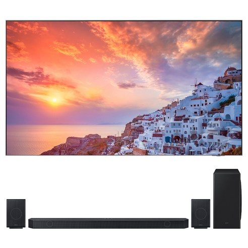 삼성전자 4K UHD Neo QLED TV + 사운드바 세트 방문설치, 214cm, KQ85QND90-W29, 벽걸이형