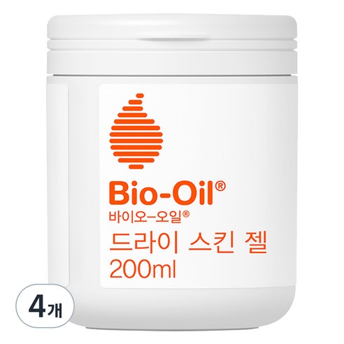 바이오오일 드라이 스킨 젤 데이크림, 200ml, 4개