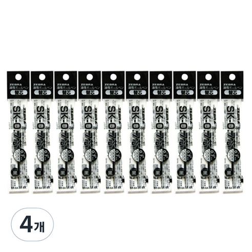 제브라 유성잉크 SK 리필심 0.7mm, 흑색, 40개