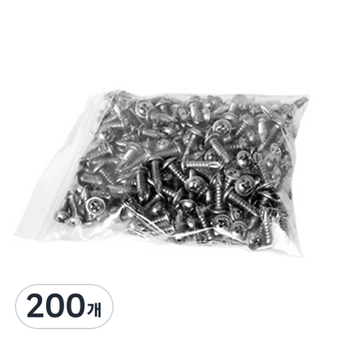JMLT 스텐레스 직결피스 와샤머리 4.2 x 13 mm, 200개