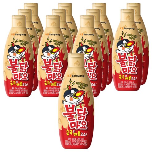 불닭 마요 소스, 250g, 12개