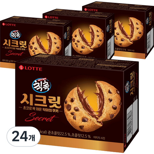 칙촉 시크릿, 80g, 24개