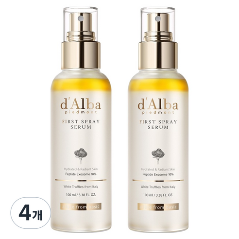 달바 화이트 트러플 퍼스트 스프레이 세럼 펩타이드, 100ml, 4개