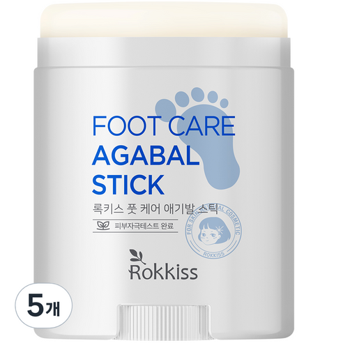 록키스 풋 케어 애기발 스틱 20g, 5개