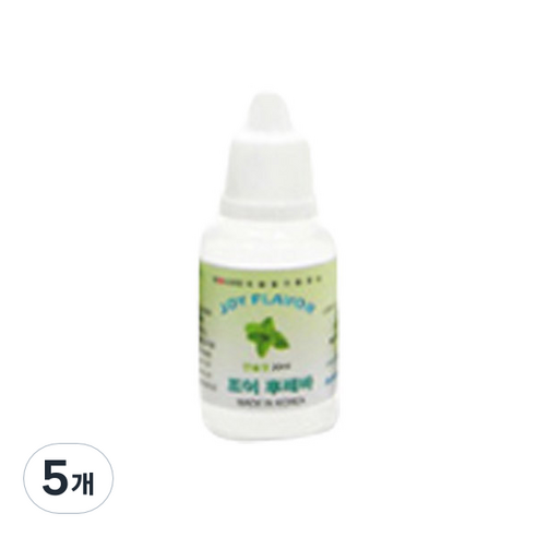 조이후레바 아로미조이 슬라임재료 30ml, 5개, 멘솔