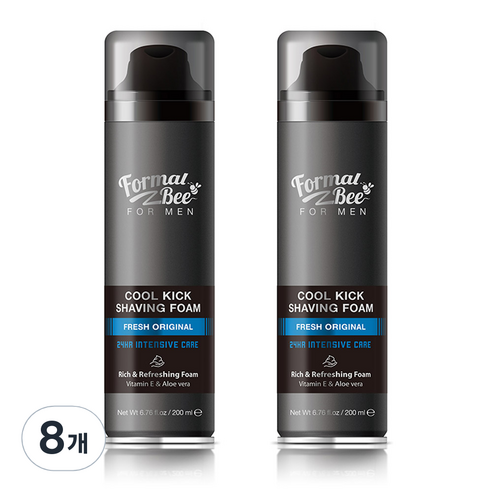 포멀비 포맨 쿨킥 쉐이빙 폼 후레쉬 오리지널, 200ml, 8개