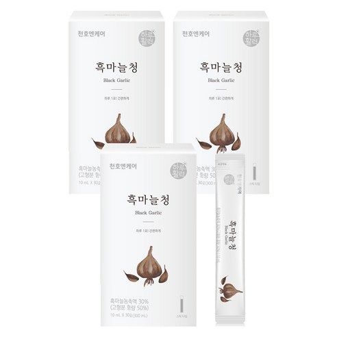 천호엔케어 흑마늘청, 300ml, 3개