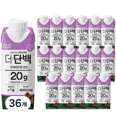 TFT 더단백 드링크 초코 250ml 36팩 
유제품/아이스크림