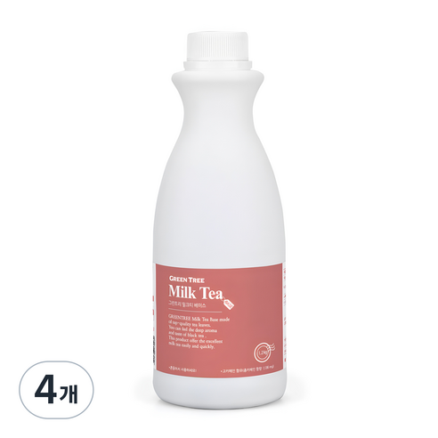 그린트리 밀크티베이스, 1.2kg, 4개