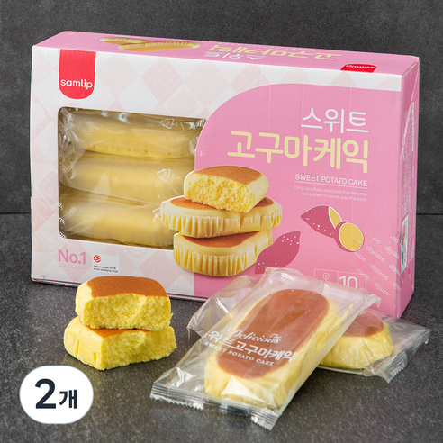 삼립 리얼 스위트 고구마케익, 72g, 10개입, 2개