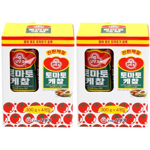 오뚜기 진한 토마토케찹, 300g, 8개