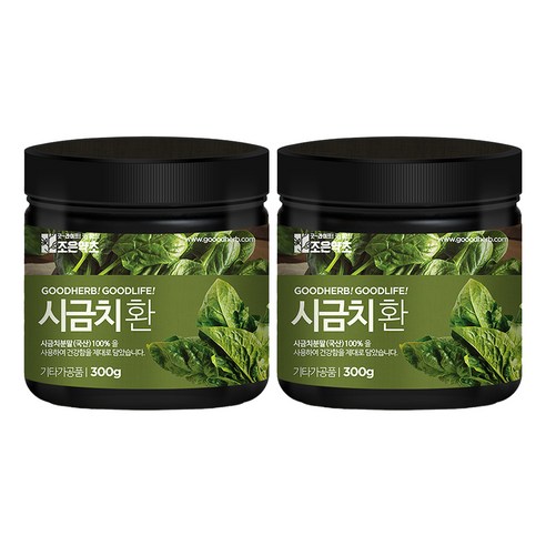 조은약초 프리미엄 시금치환, 2개, 300g
