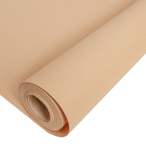 좋은기븐 순수 크라프트 종이롤 포장지 53cm x 10m, 브라운, 1개