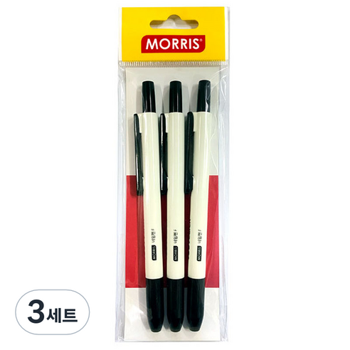 저스트클릭 네임펜F, Black, 9개