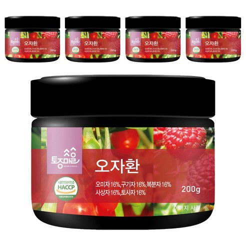 토종마을 HACCP 인증 오자환, 200g, 5개