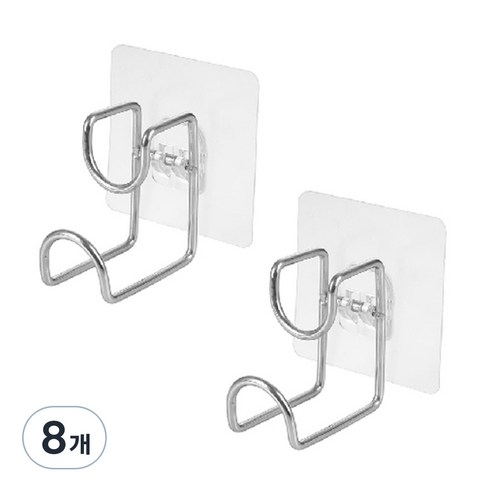 윈프라이스 멀티 대야걸이 홀더, 투명, 8개