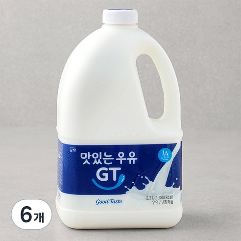남양유업 맛있는우유 GT, 2.3L, 6개