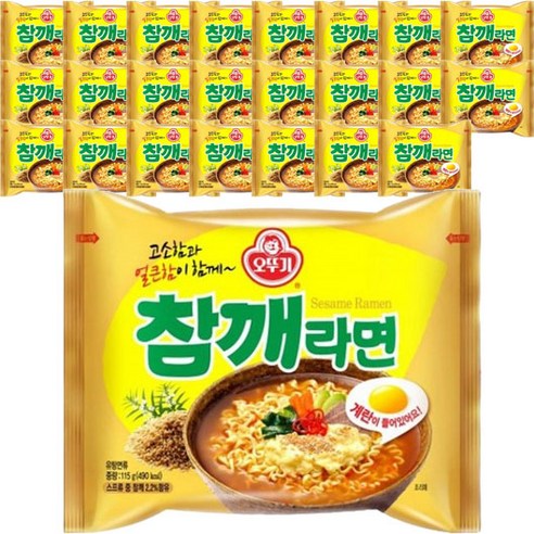 오뚜기 참깨라면 115g, 24개