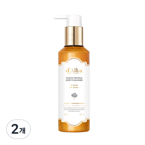달바 화이트 트러플 오일 세럼 바디클렌저 플로럴향, 275ml, 2개