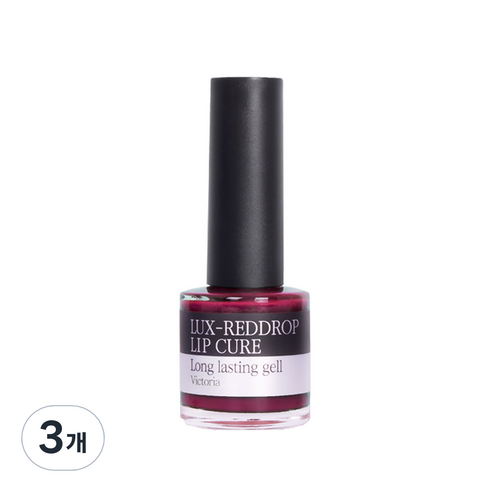 럭스 레드드롭 립큐어 롱래스팅젤 8ml, 빅토리아, 3개