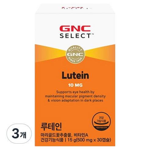 GNC 루테인, 30정, 3개