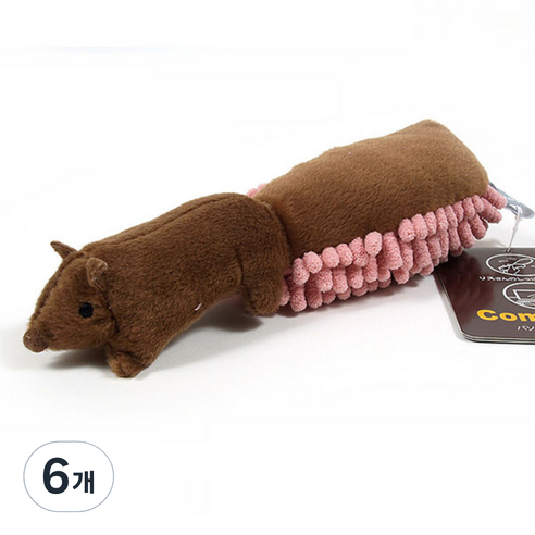 코모레비 Mopet 핸드형 모니터 겸 키보드 크리너, 브라운, 6개