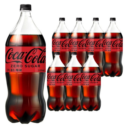 코카콜라 제로, 2L, 8개