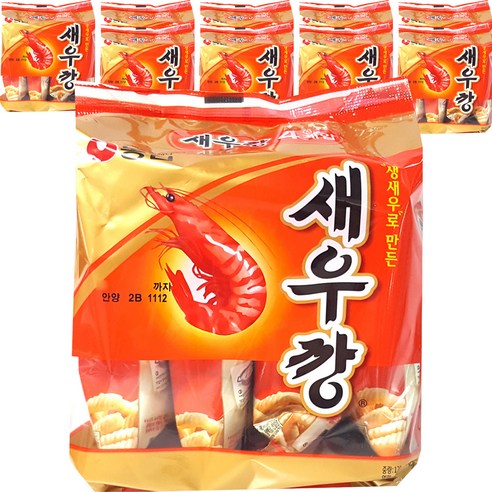 농심 새우깡, 120g, 10개