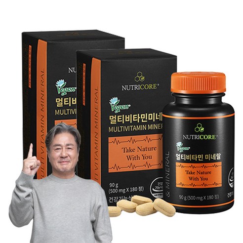뉴트리코어 멀티비타민 미네랄, 180정, 2개