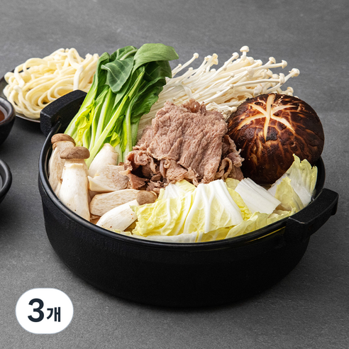 곰곰 모둠버섯 소고기 샤브샤브, 1.16kg, 3개
