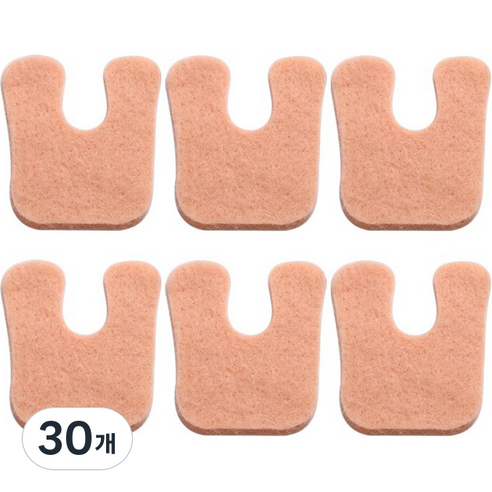 나음다름 미끄럼 보호 패드 U자형 스킨, 30개