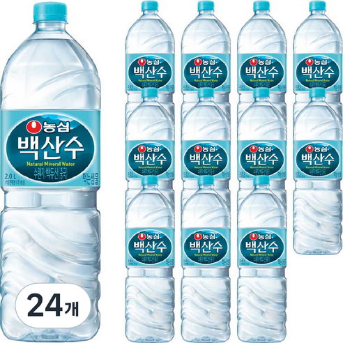농심 백산수, 2L, 24개