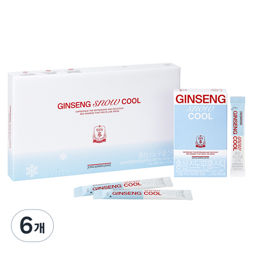정관장 홍삼스노우쿨스틱 10p, 15g, 6개