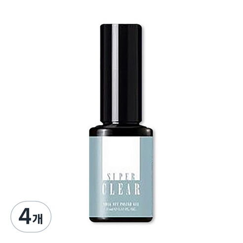 그라시아재팬 슈퍼클리어 탑 젤 11ml, 투명, 4개