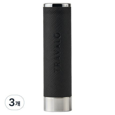 트라발로 왈츠 펌핑식 충전 휴대용 향수공병 5ml, 왈츠 꾸뛰르 블랙, 3개