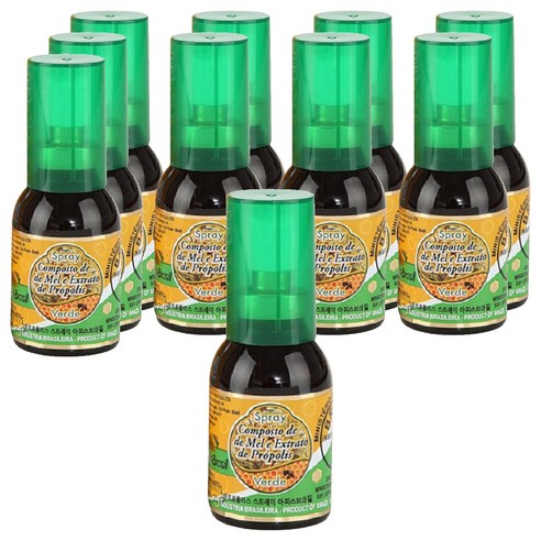 아피스브라질 그린 프로폴리스 스프레이, 30ml, 10개