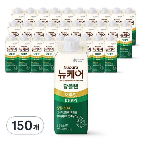 뉴케어 당플랜 호두맛, 200ml, 150개