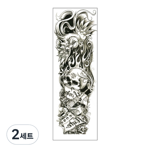 파티복닷컴 긴팔 타투스티커 MB-25, 2세트