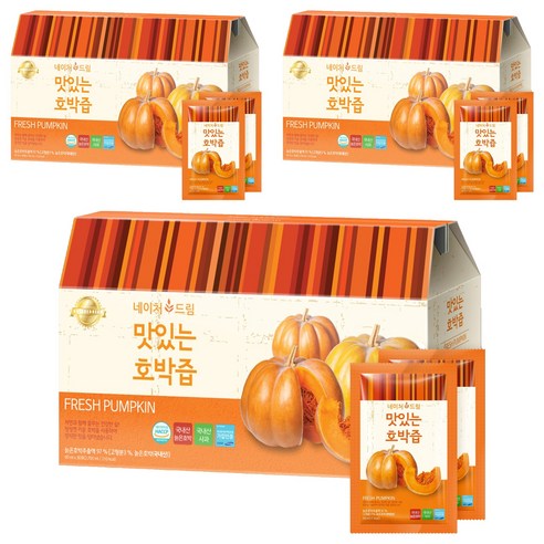 네이처드림 맛있는 호박즙, 2.7L, 3개