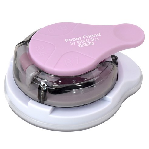 페이퍼프랜드 라운더 코너커터기 HR-303, 핑크, 1개