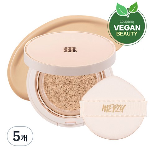 머지 더 에어리 글로우 핏 쿠션 SPF50+ PA+++ 13g, AG3 샌드, 5개
