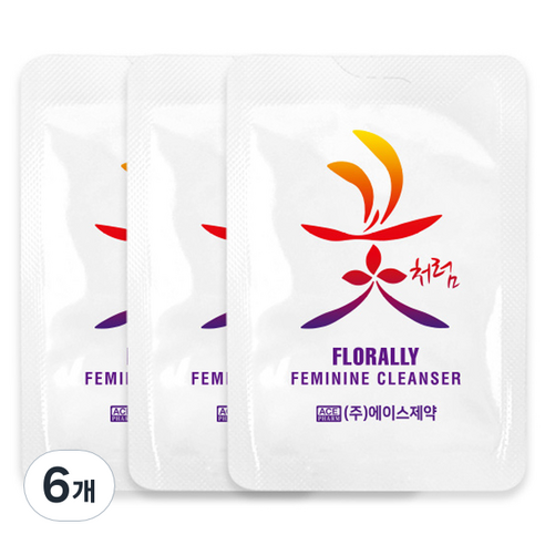 에이스제약 꽃처럼 여성청결제 3p, 4g, 6개